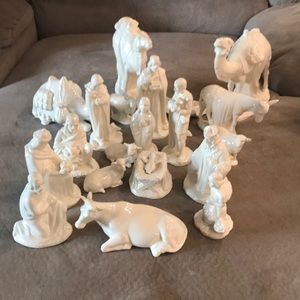 Nativity set.